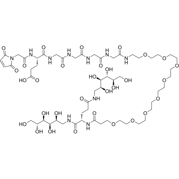 Mal-EGGGG-PEG8-amide-bis(deoxyglucitol) 2360920-01-8